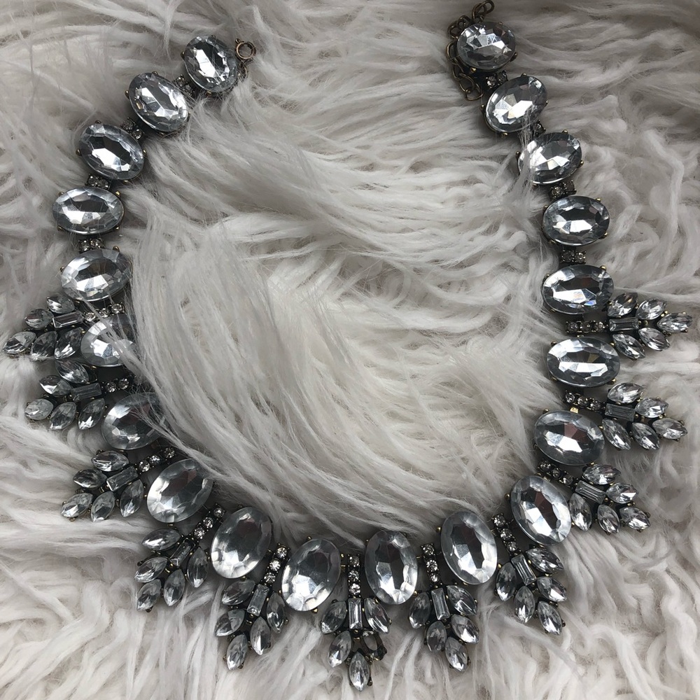 Crystal Statement Necklace - image 1